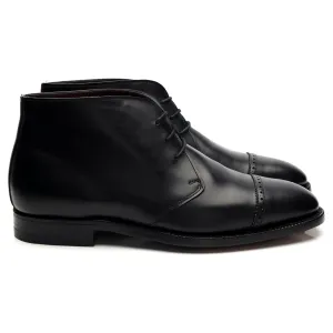 Masterclass 'Ruskin' Black Leather Chukka Boots UK 6 F