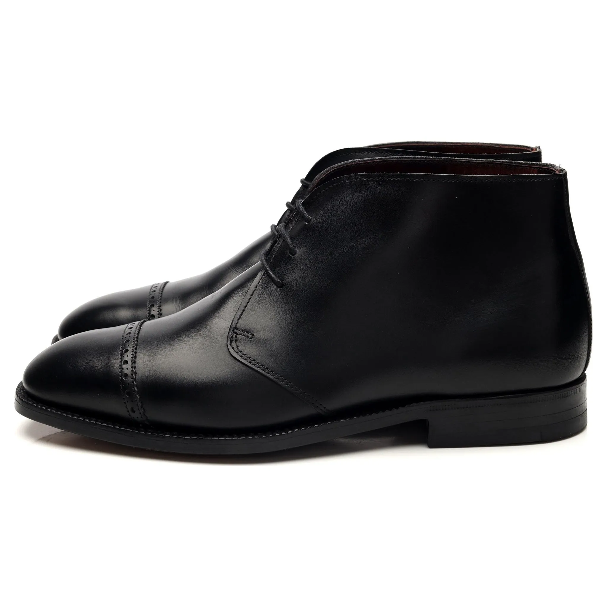 Masterclass 'Ruskin' Black Leather Chukka Boots UK 6 F