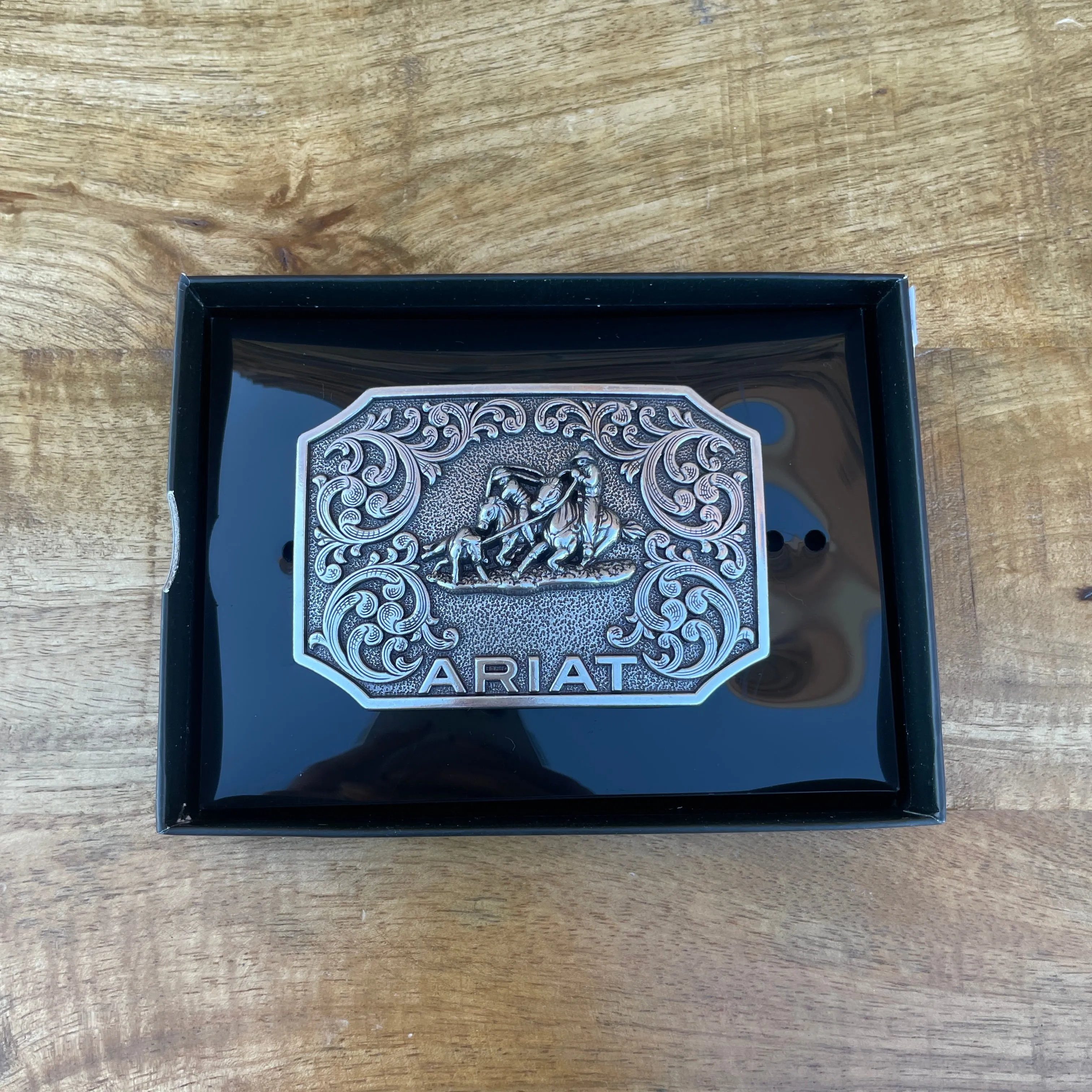 Men’s Ariat Silver Belt Buckle