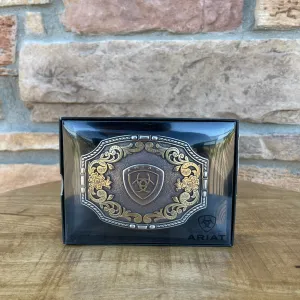 Men’s Ariat Silver/Gold Belt Buckle
