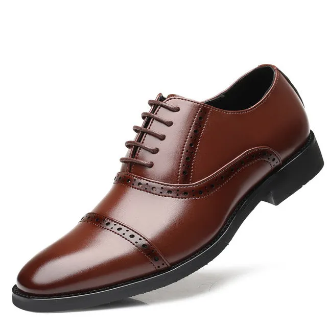 Men's Business Dress Brogue Loafers Up To Size 13