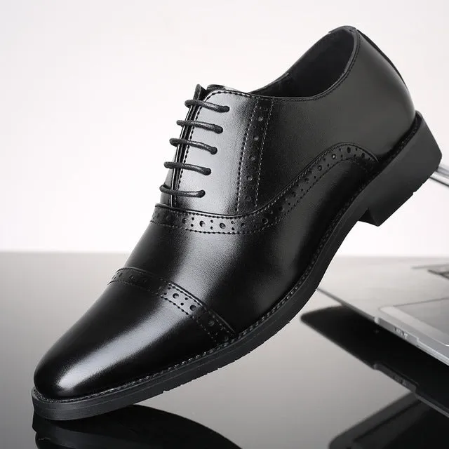 Men's Business Dress Brogue Loafers Up To Size 13