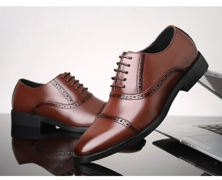 Men's Business Dress Brogue Loafers Up To Size 13