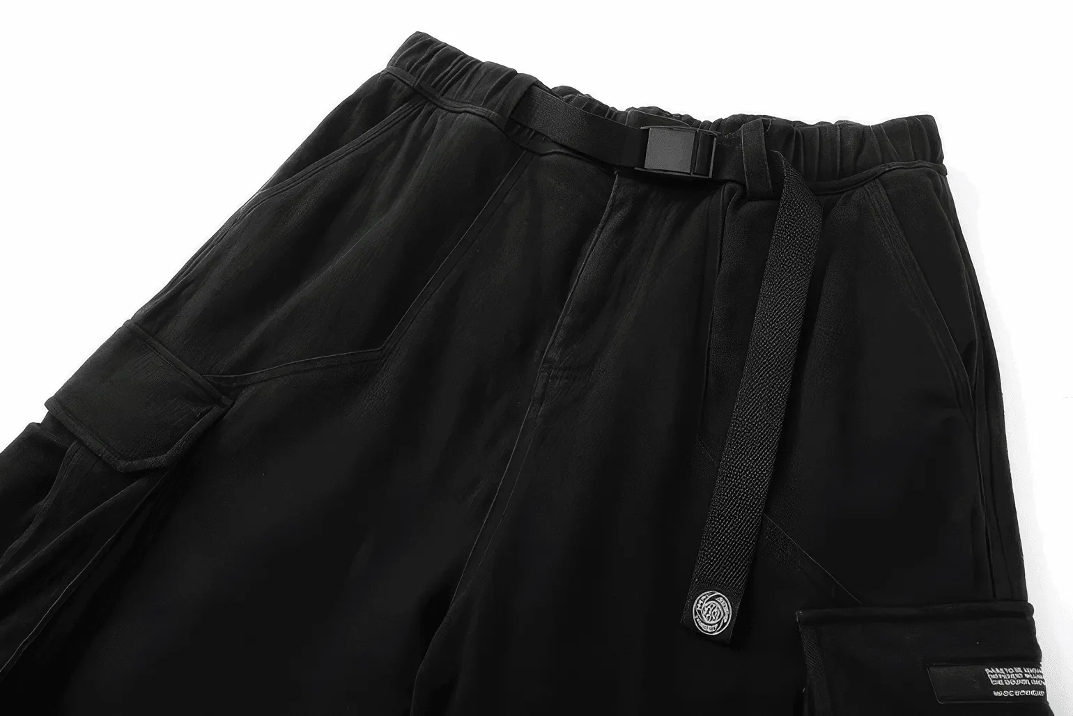 Men’s Cargo Pants – Loose Fit, Elastic Cuffs, Utility Style for Winter