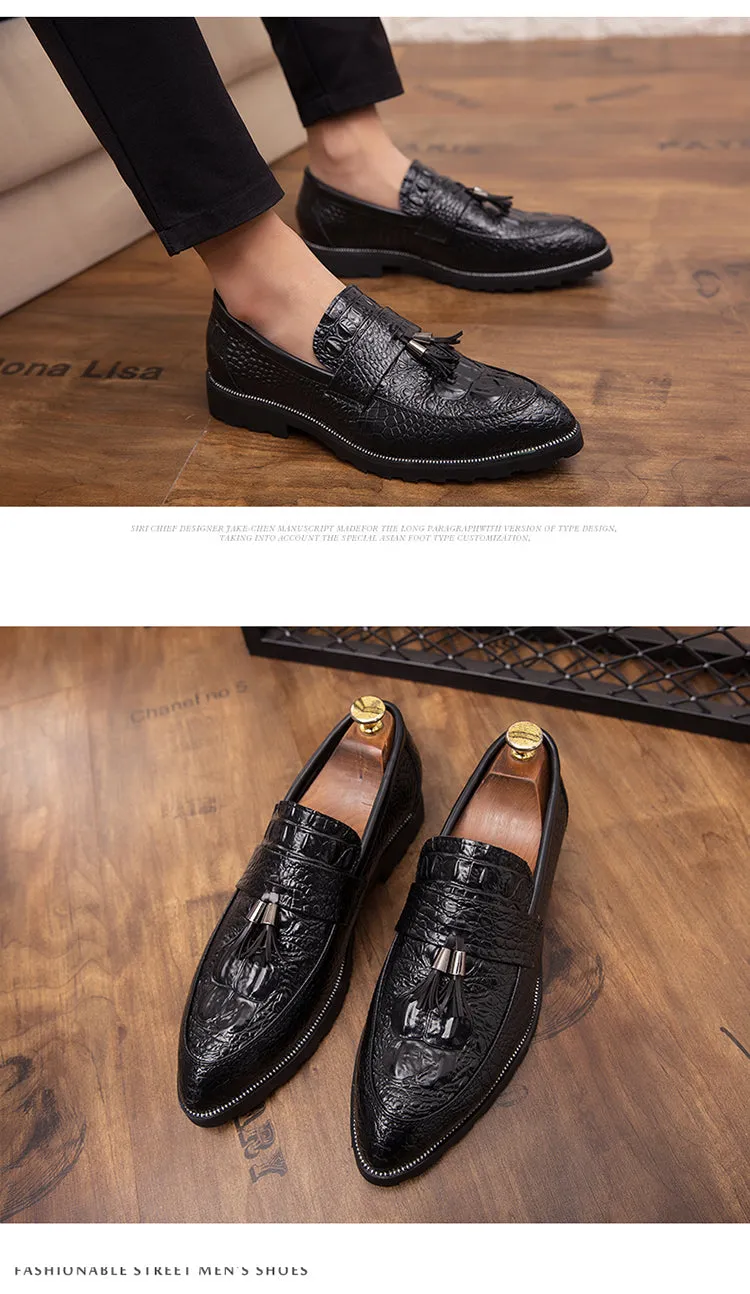 Men's Crocodile Brogue Style Loafers