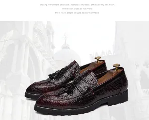 Men's Crocodile Brogue Style Loafers