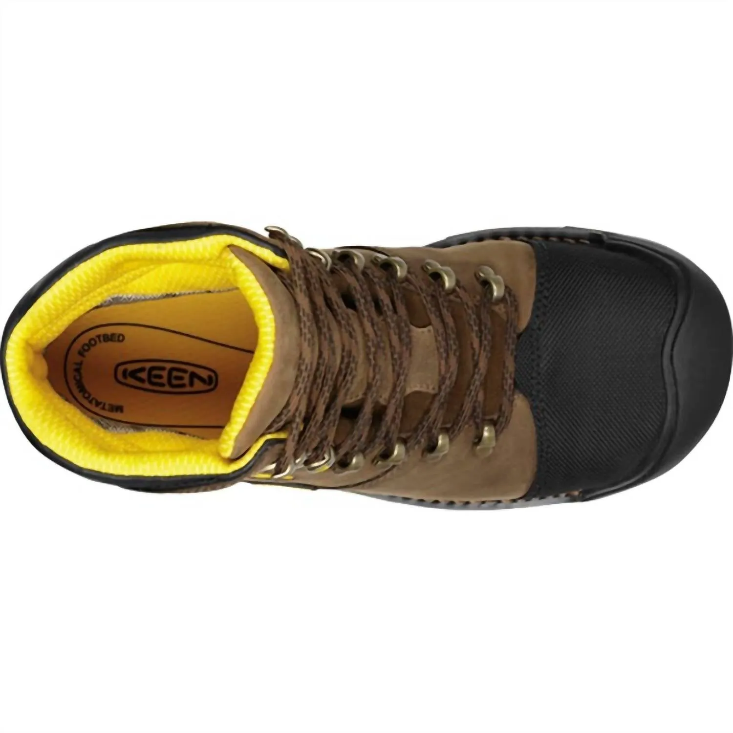 Men's Milwaukee Waterproof Steel Toe Work Boots In Dark Earth
