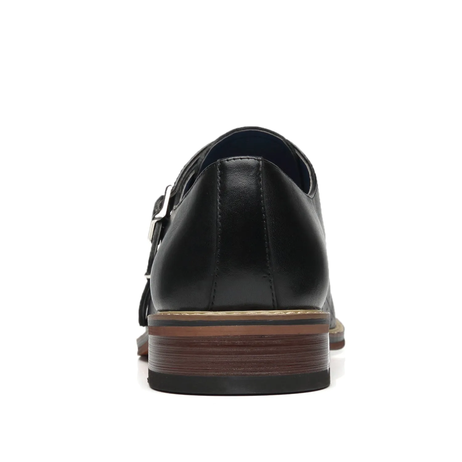 Men's Monk Strap Mendez-1-Black
