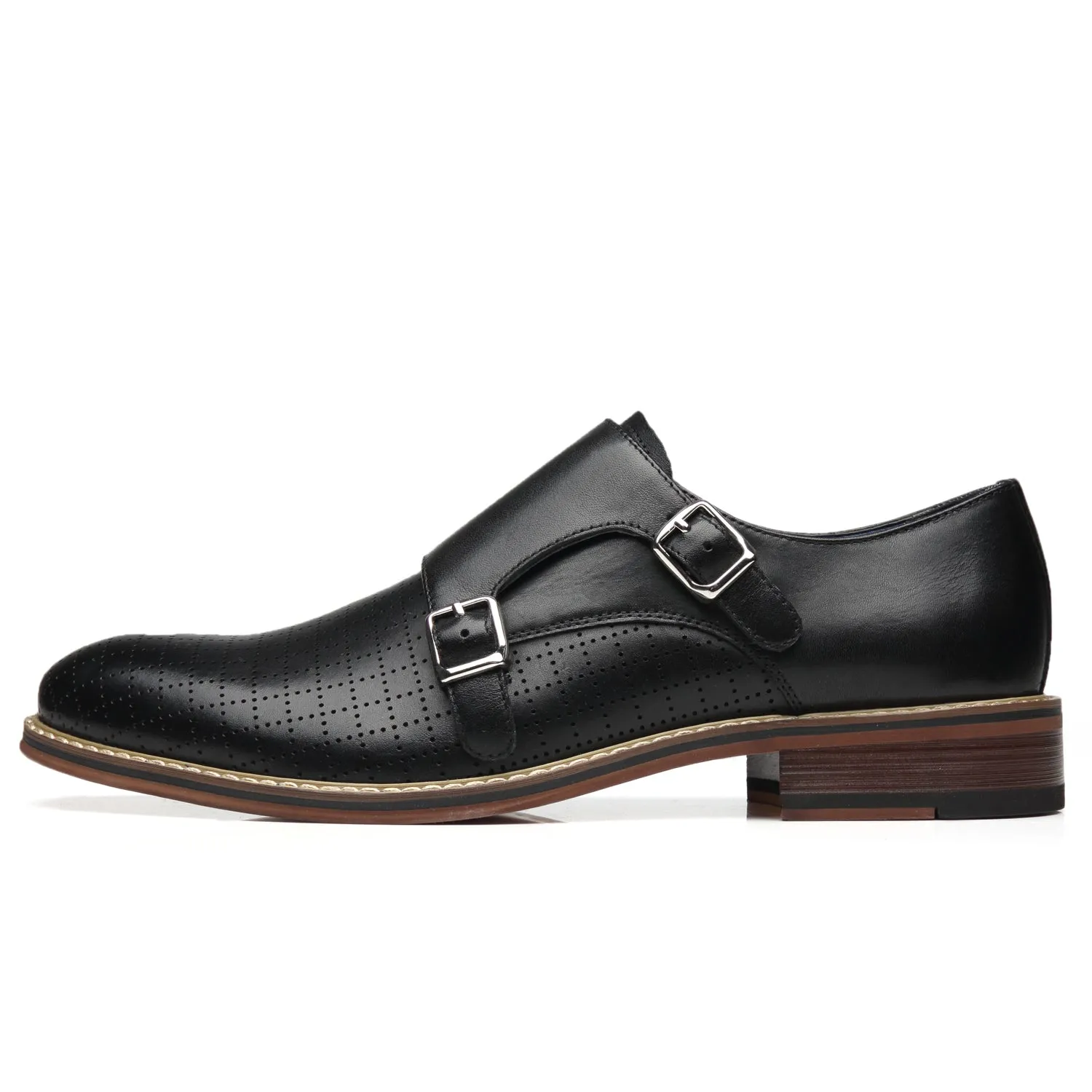 Men's Monk Strap Mendez-1-Black