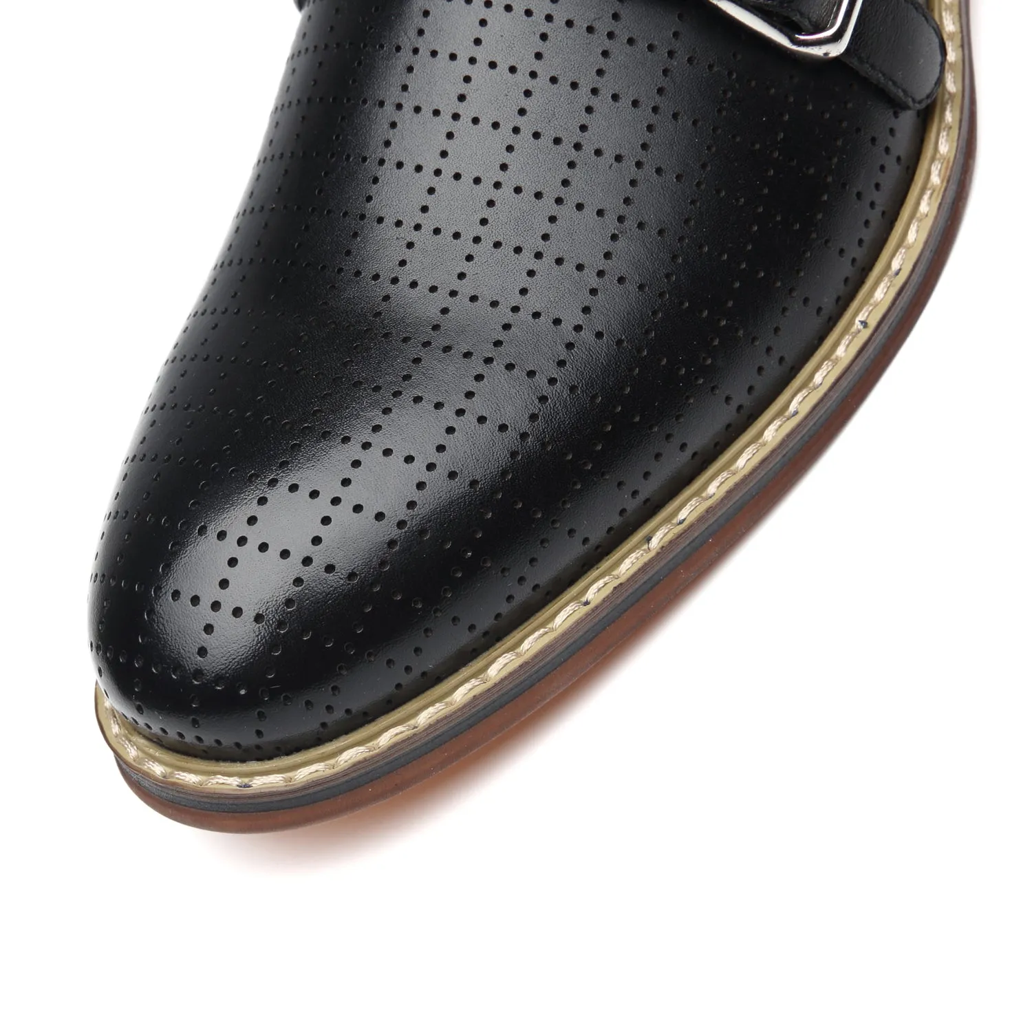 Men's Monk Strap Mendez-1-Black