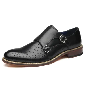 Men's Monk Strap Mendez-1-Black