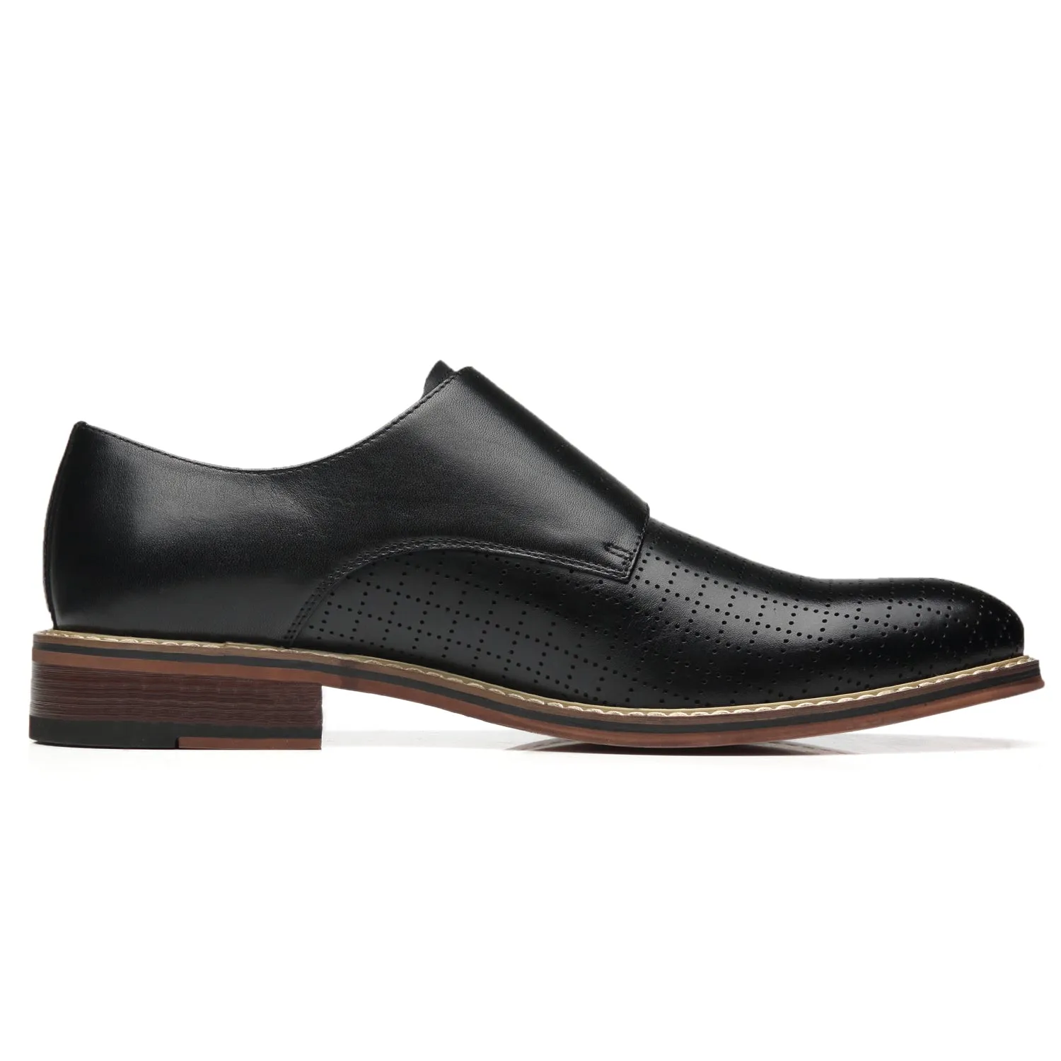 Men's Monk Strap Mendez-1-Black