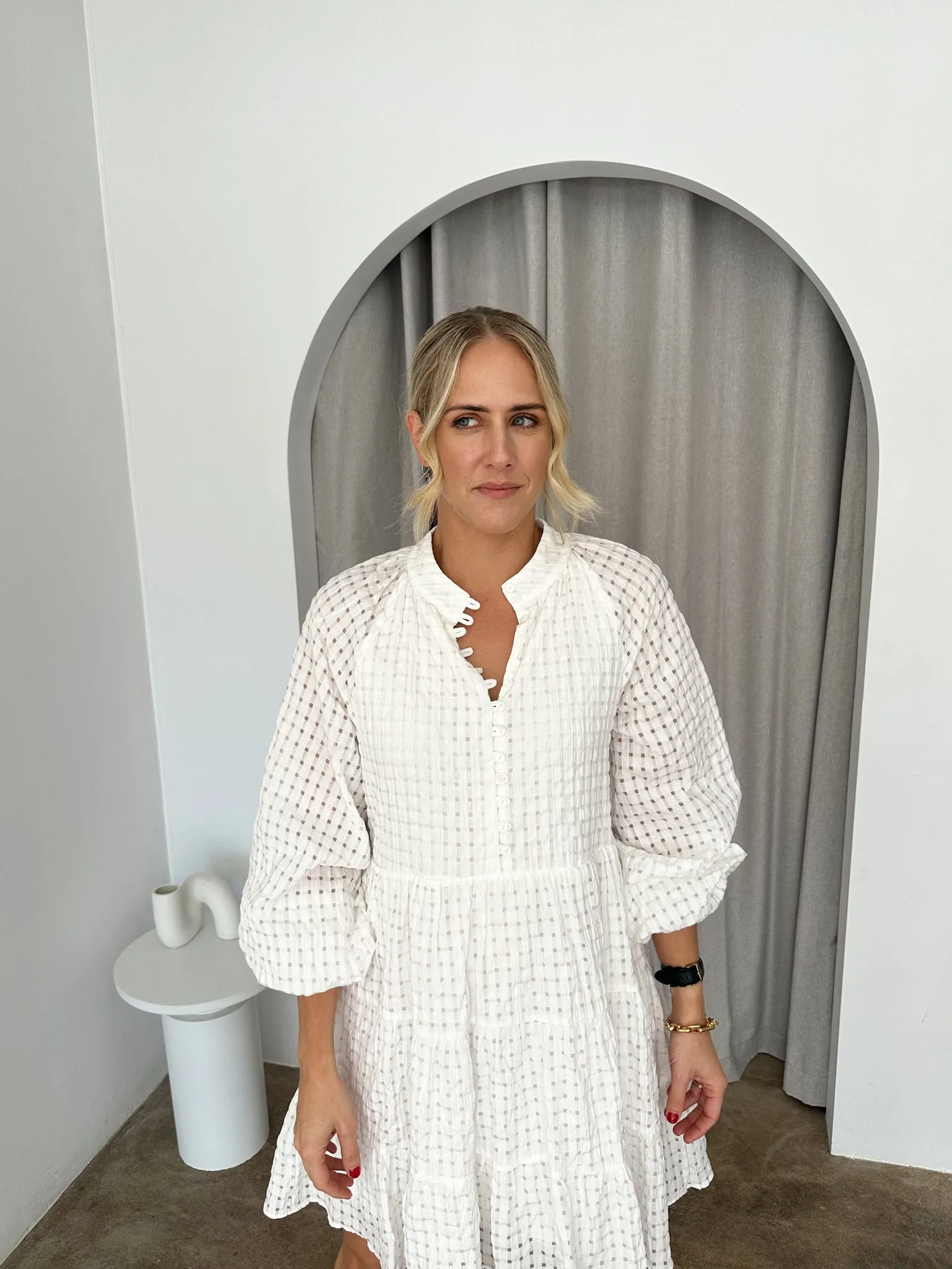 Mila Dress -White