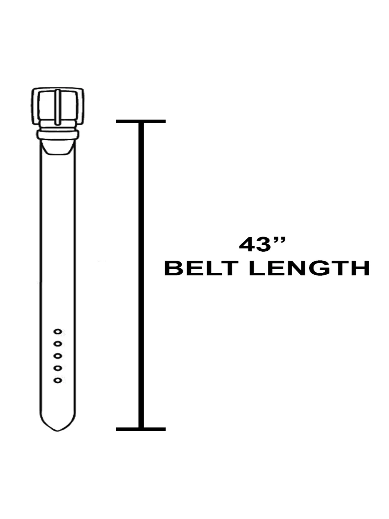 Modern Rectangle Buckle Belt