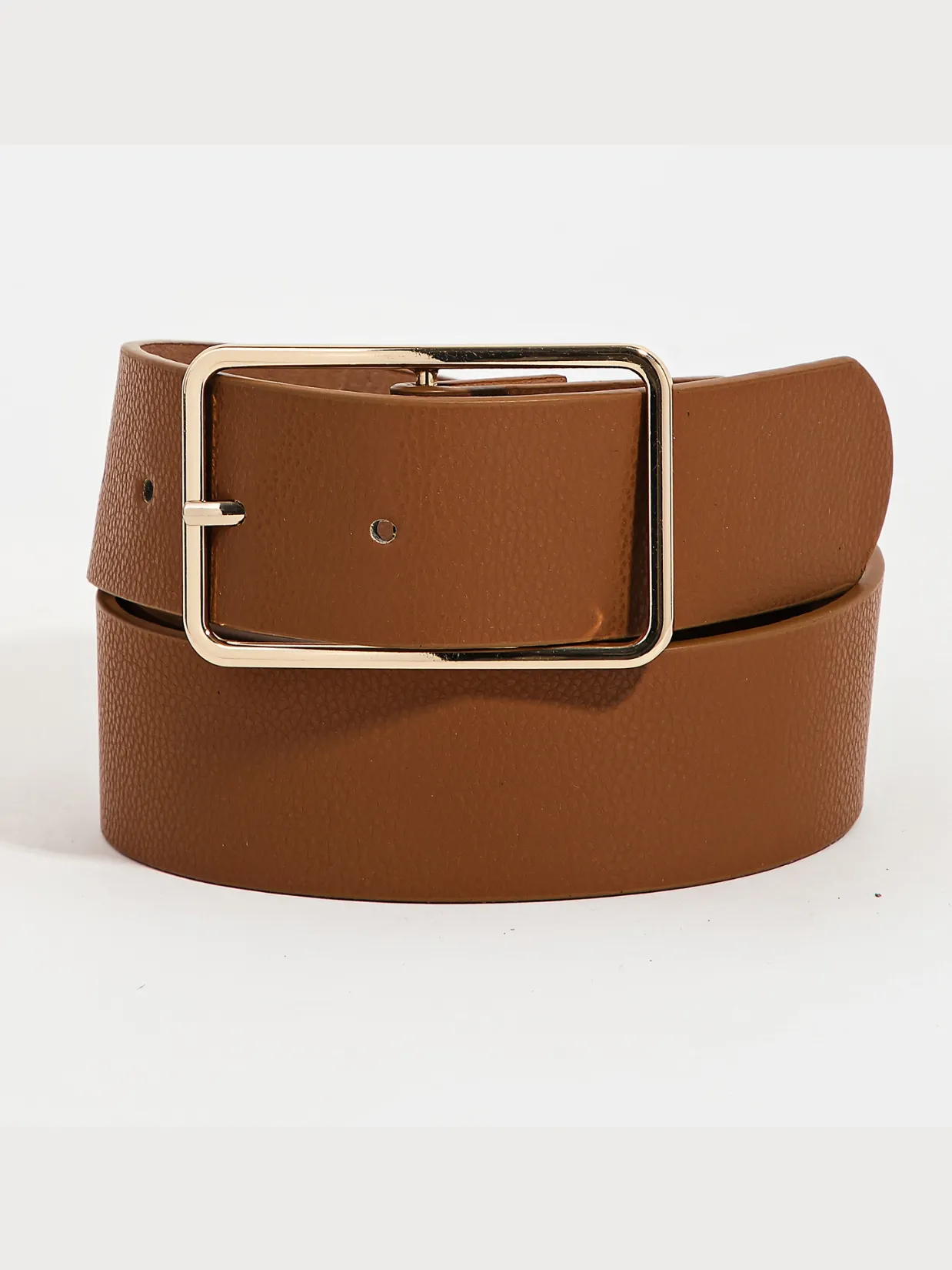 Modern Rectangle Buckle Belt