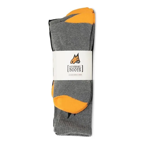 Mongrel 5 Pack Cotton Socks