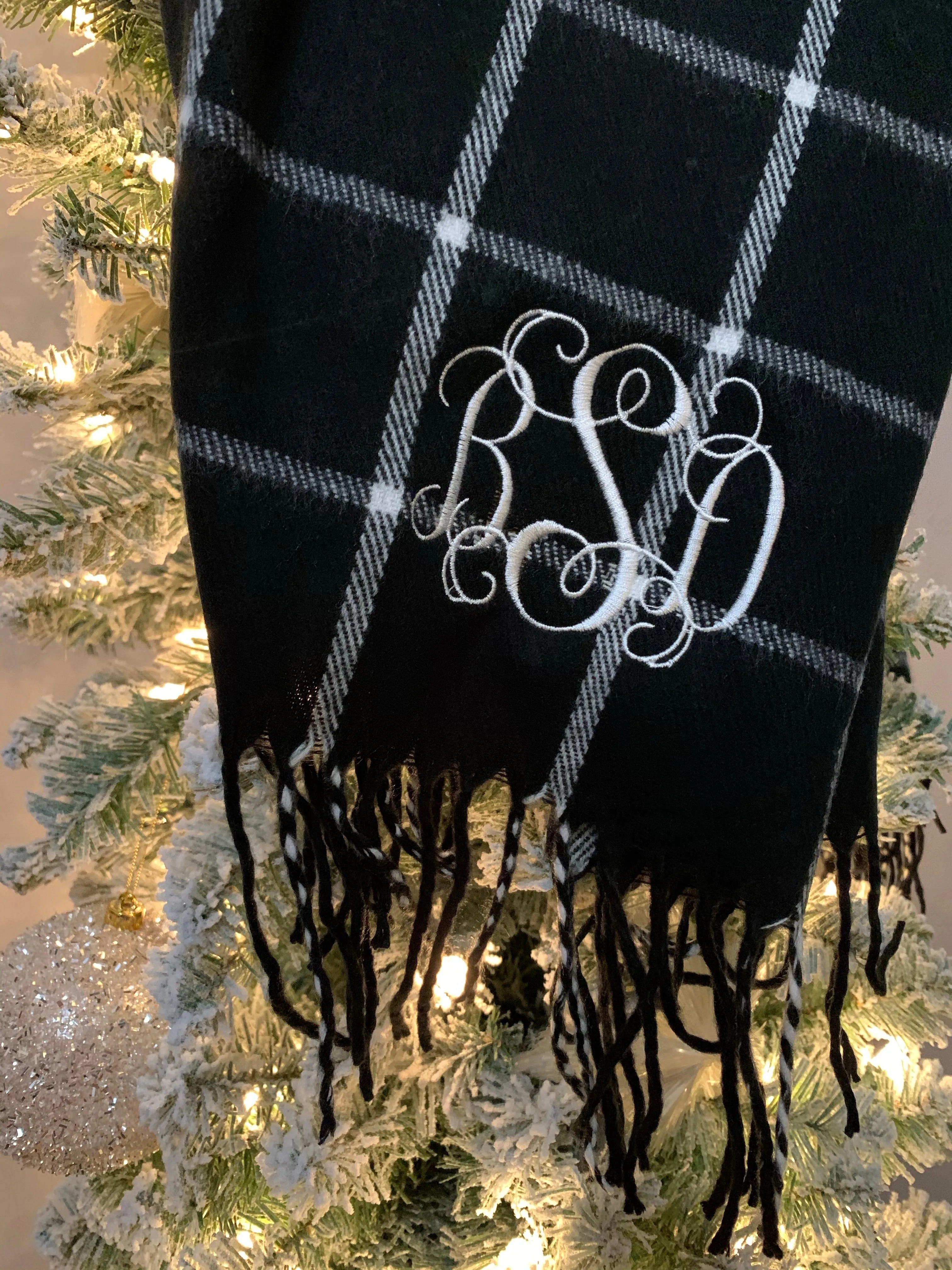 Monogram Scarf