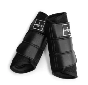 MrsRos-Mesh Neoprene brushing boots-Black