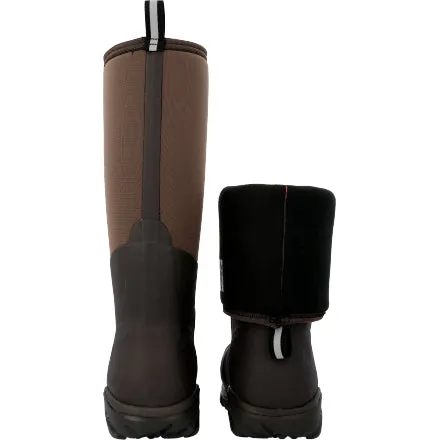 Muck Men's Arctic Pro Steel Toe Waterproof Rubber Work Boot - Bark - ACP-Steel