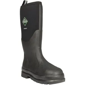 Muck Men's Chore 16" Steel Toe Waterproof Rubber Work Boot - Black - CHS-000A