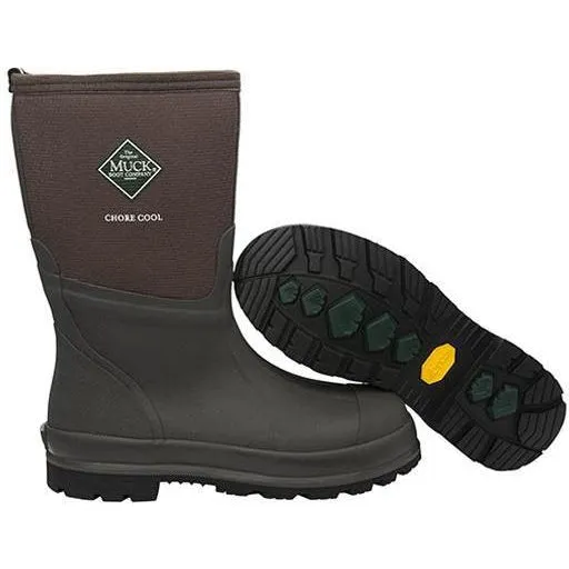 Muck Men's Chore XpressCool Mid 12" Waterproof Wellington Rubber Work Boot - CMCT-900