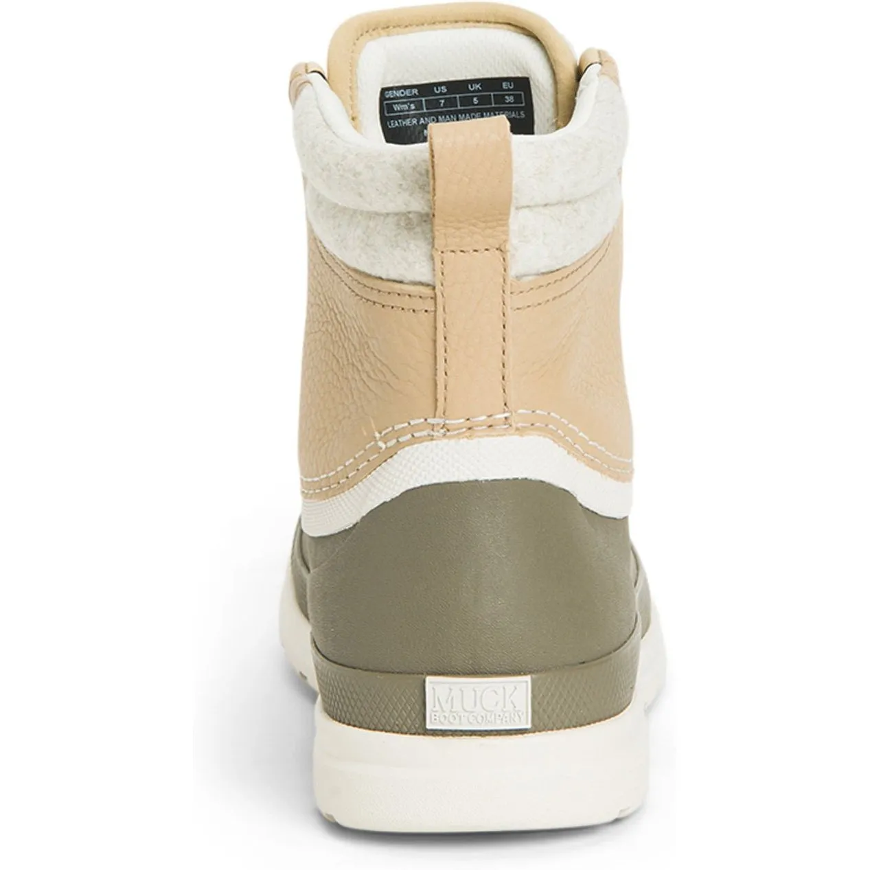Muck Women's Originals Duck Lace Waterproof Outdoor Boot- Walnut- ODLW-901