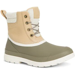 Muck Women's Originals Duck Lace Waterproof Outdoor Boot- Walnut- ODLW-901