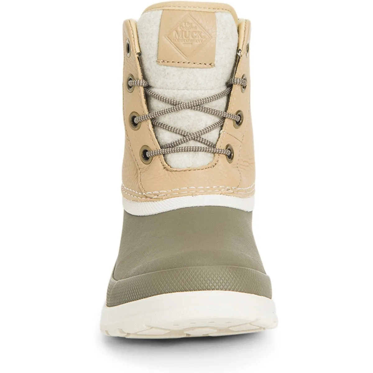 Muck Women's Originals Duck Lace Waterproof Outdoor Boot- Walnut- ODLW-901