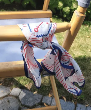 Mystic Nautical Silk Scarf