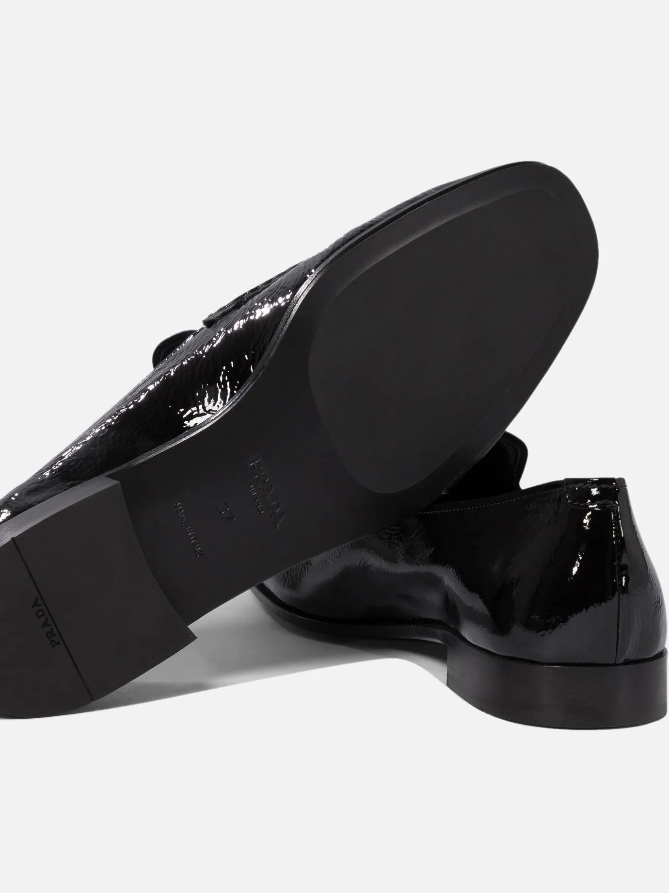 Neplak patent leather loafers