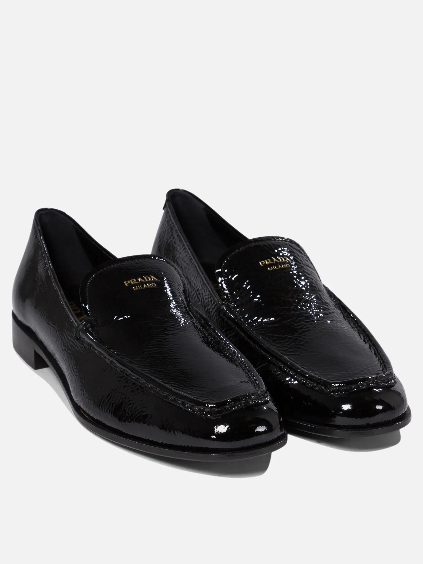 Neplak patent leather loafers