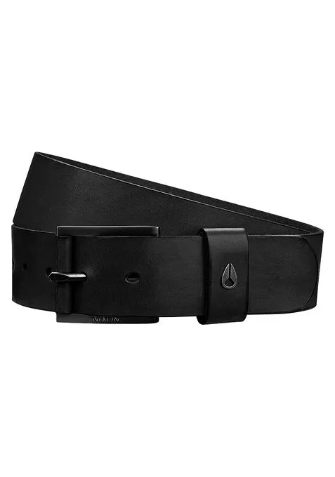 Nixon Americana Leather Belt - Black