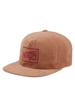 Nixon Arigato Snapback Hat - Tobacco