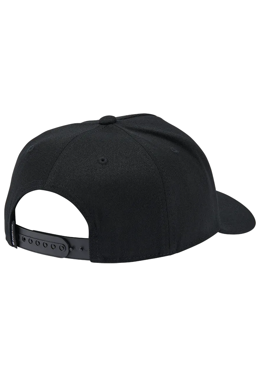 Nixon Deep Down Athletic Snapback Hat - Black / White