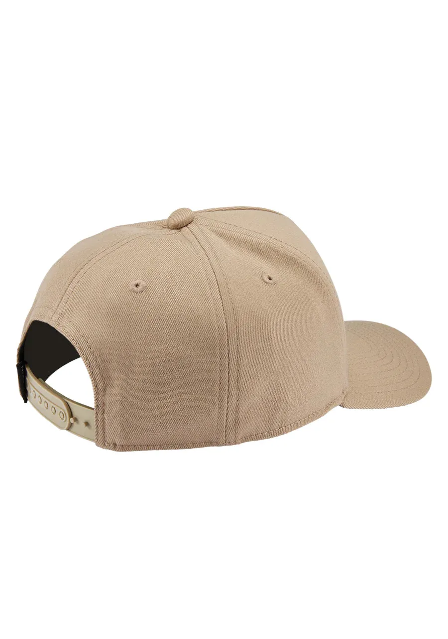 Nixon Deep Down Athletic Snapback Hat - Khaki / Black