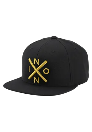 Nixon Exchange Snapback Hat - Black / Gold
