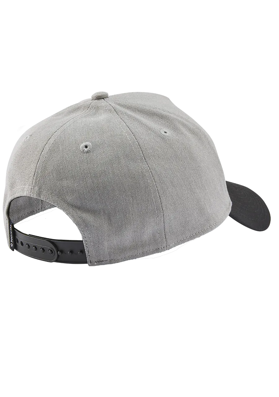 Nixon Watts Snapback Hat - Heather Grey / Black
