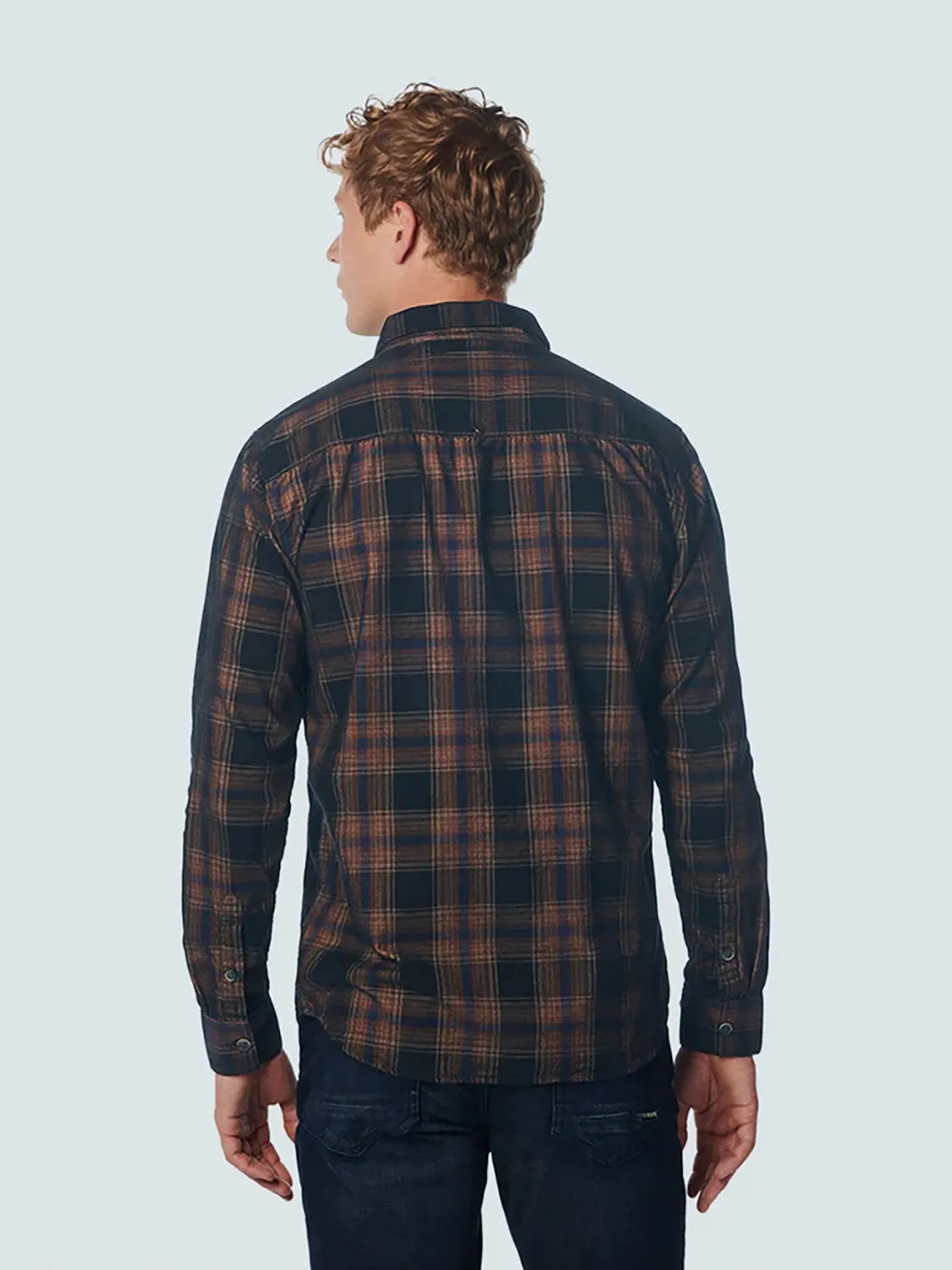 NO EXCESS CORDUROY CHECK L/S SHIRT 21430943