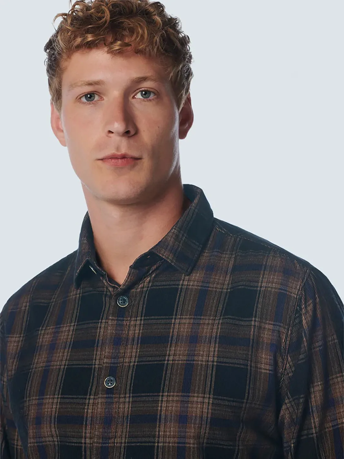 NO EXCESS CORDUROY CHECK L/S SHIRT 21430943