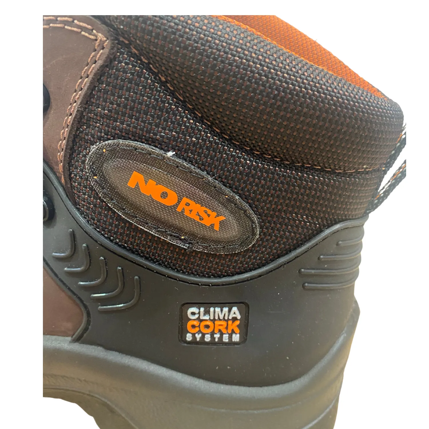 No Risk Yukon - Mens Steel Toe Boot in Brown