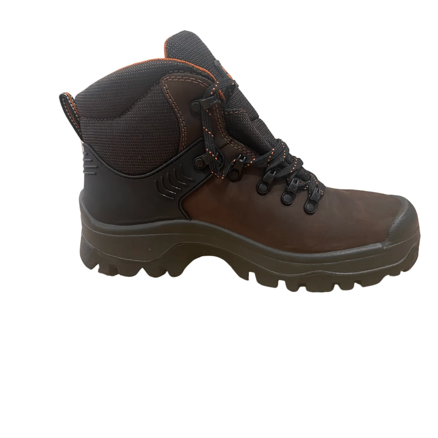 No Risk Yukon - Mens Steel Toe Boot in Brown