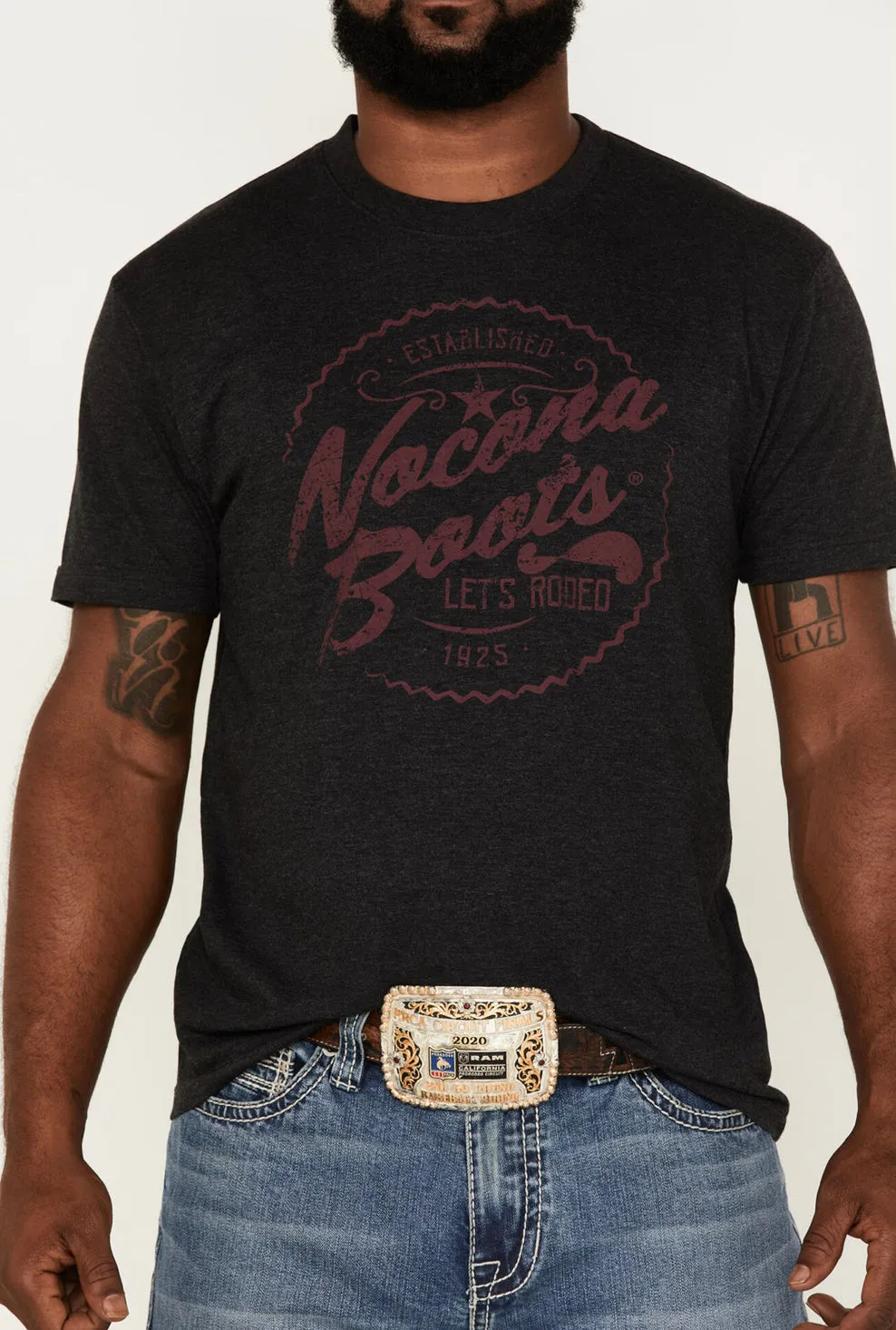 Nocona Boots Bottle Cap Graphic
