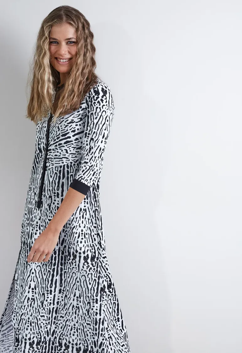 Nogales,Animal Print Maxi dress
