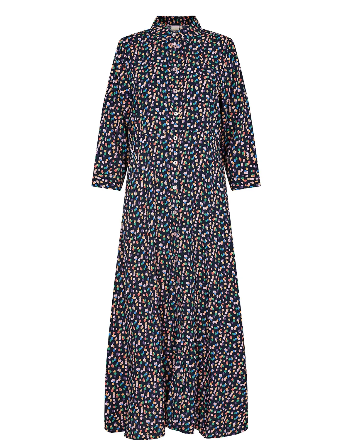 NUKIT SARA LONG DRESS - DARK SAPPHIRE