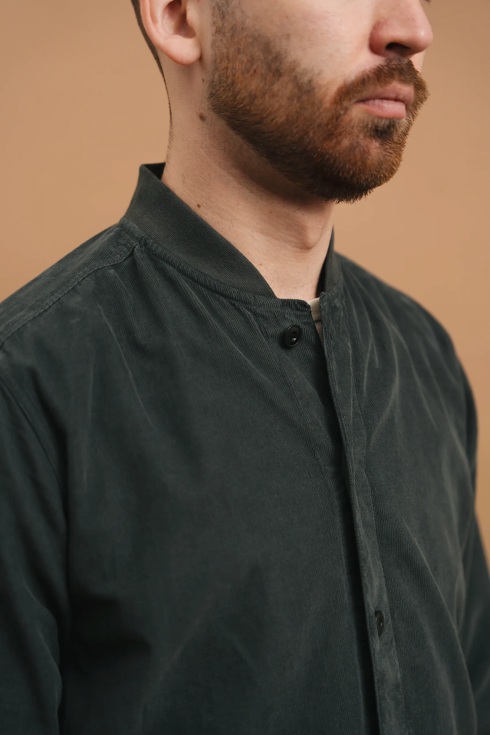 Organic Cord Baseball Overshirt