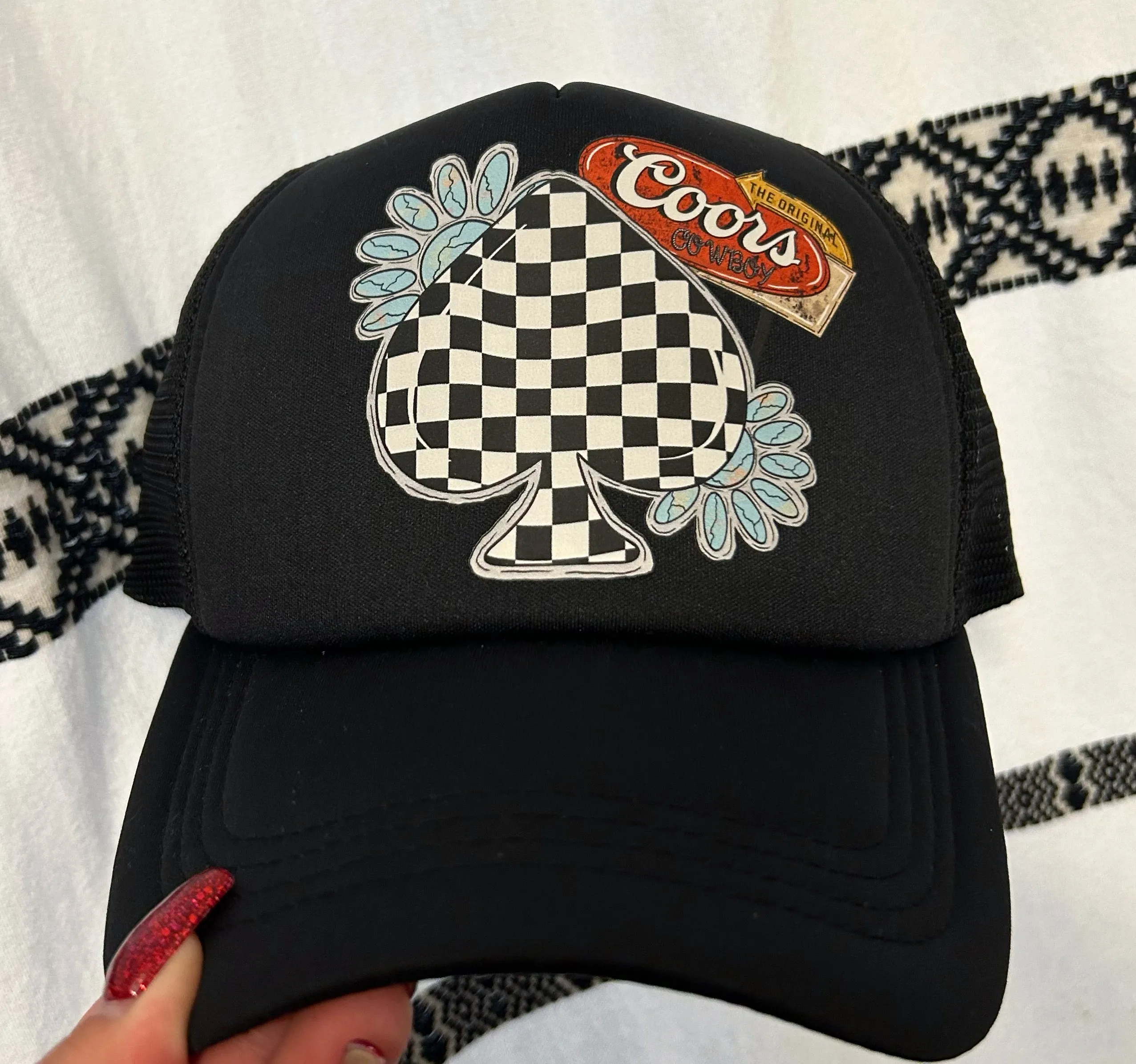 Original Cowboy Trucker Hat (Black)