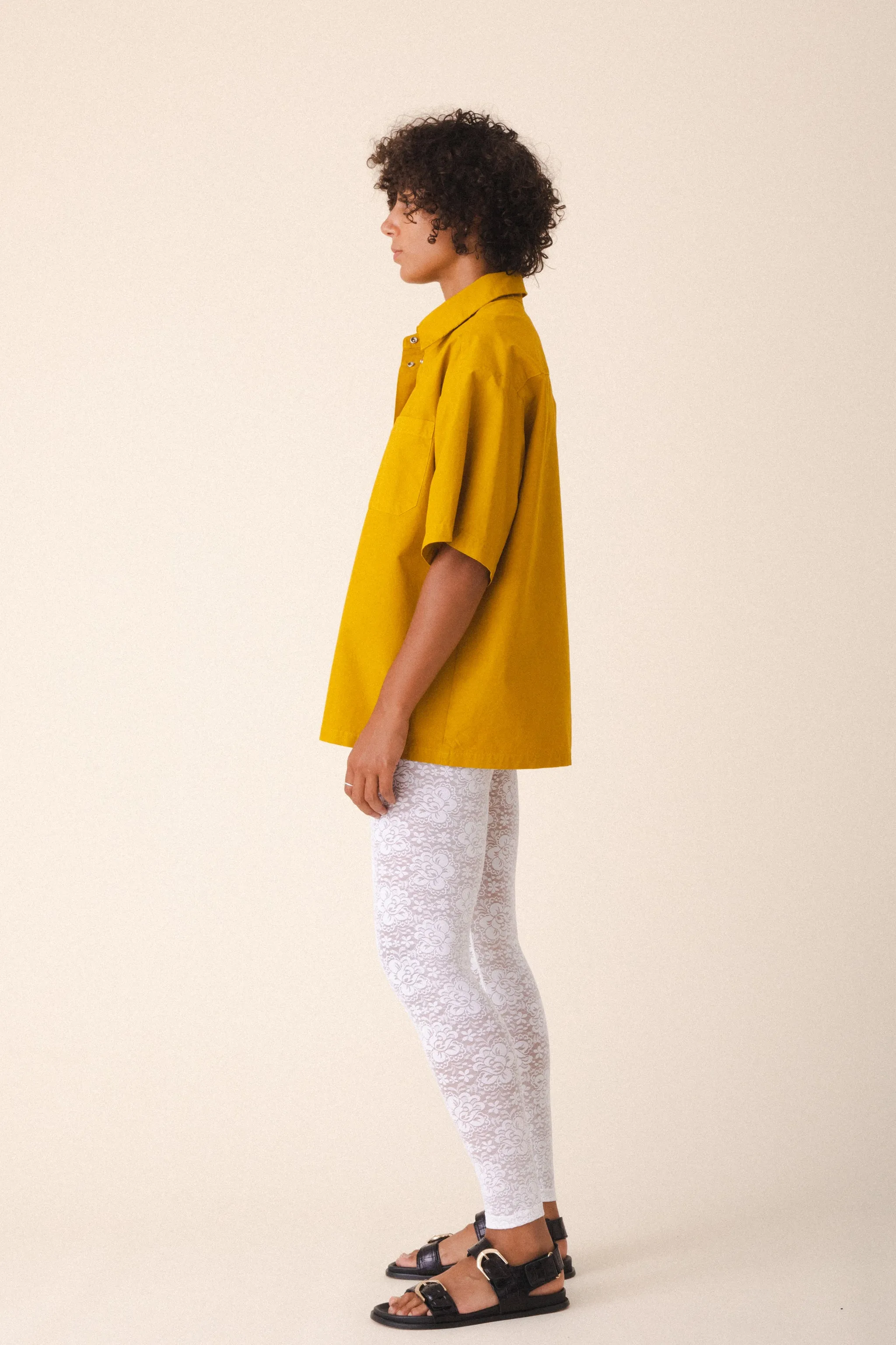 Oversized Work Shirt in Dijon