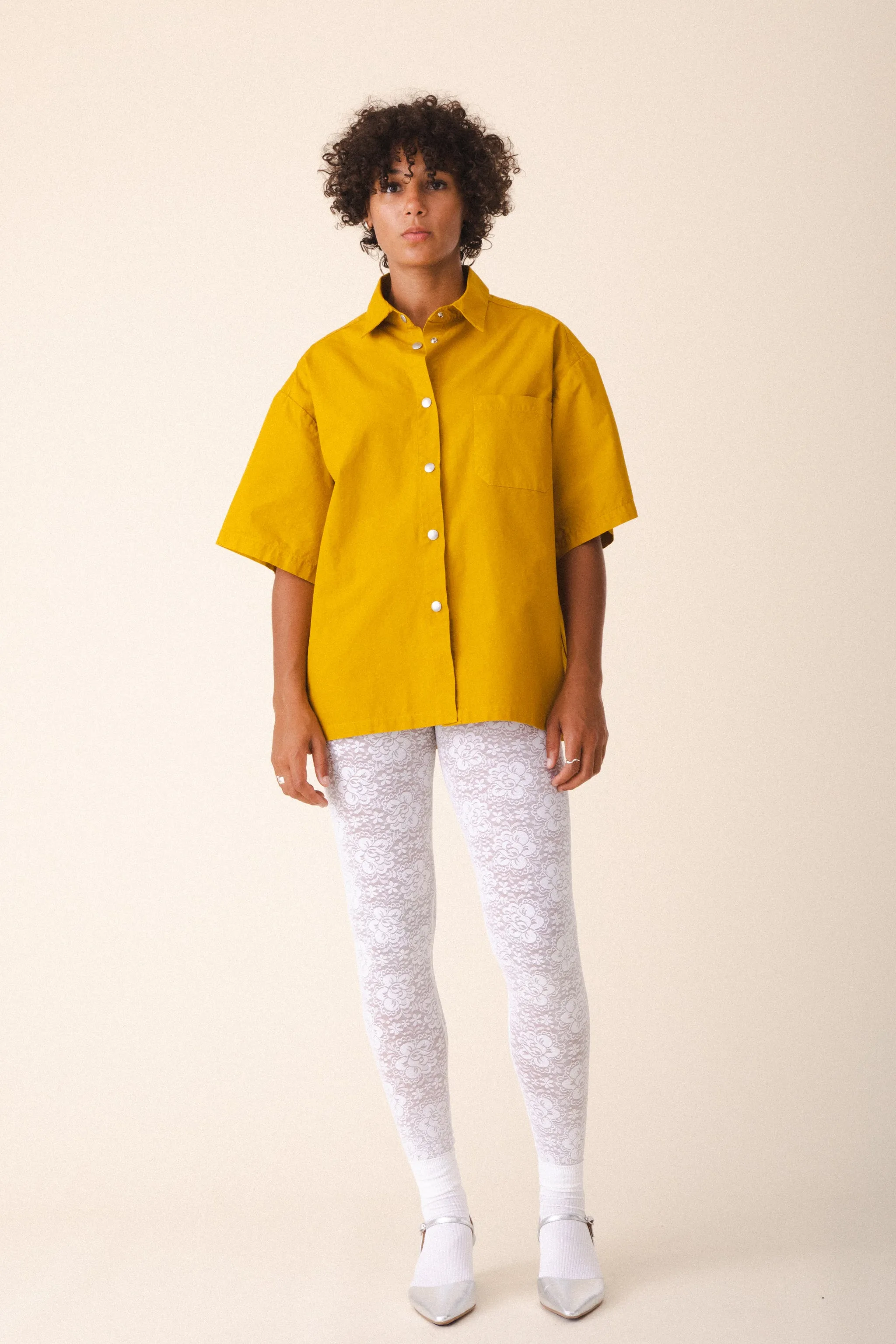 Oversized Work Shirt in Dijon
