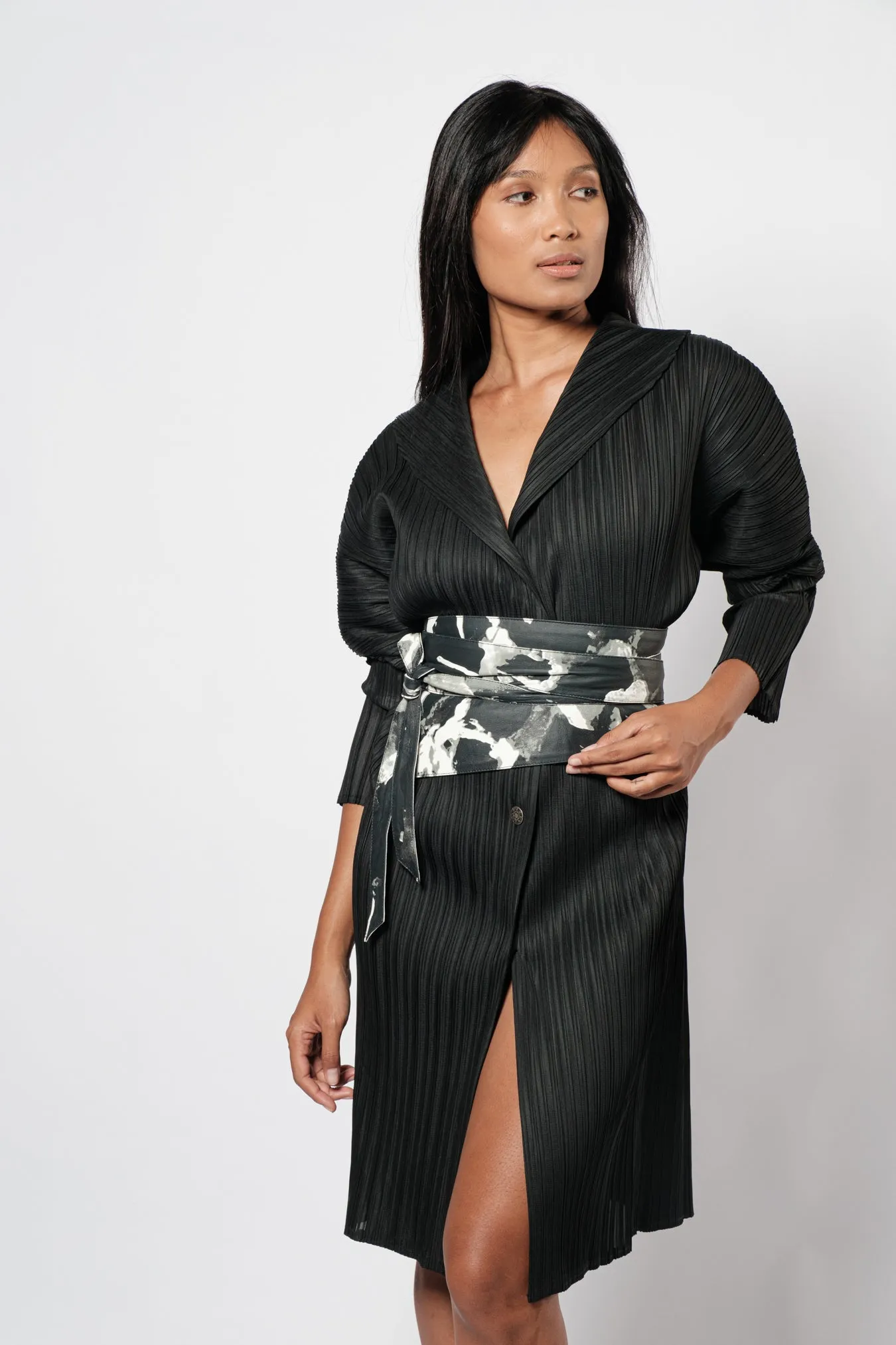 Panji Woman Printed Leather Belt