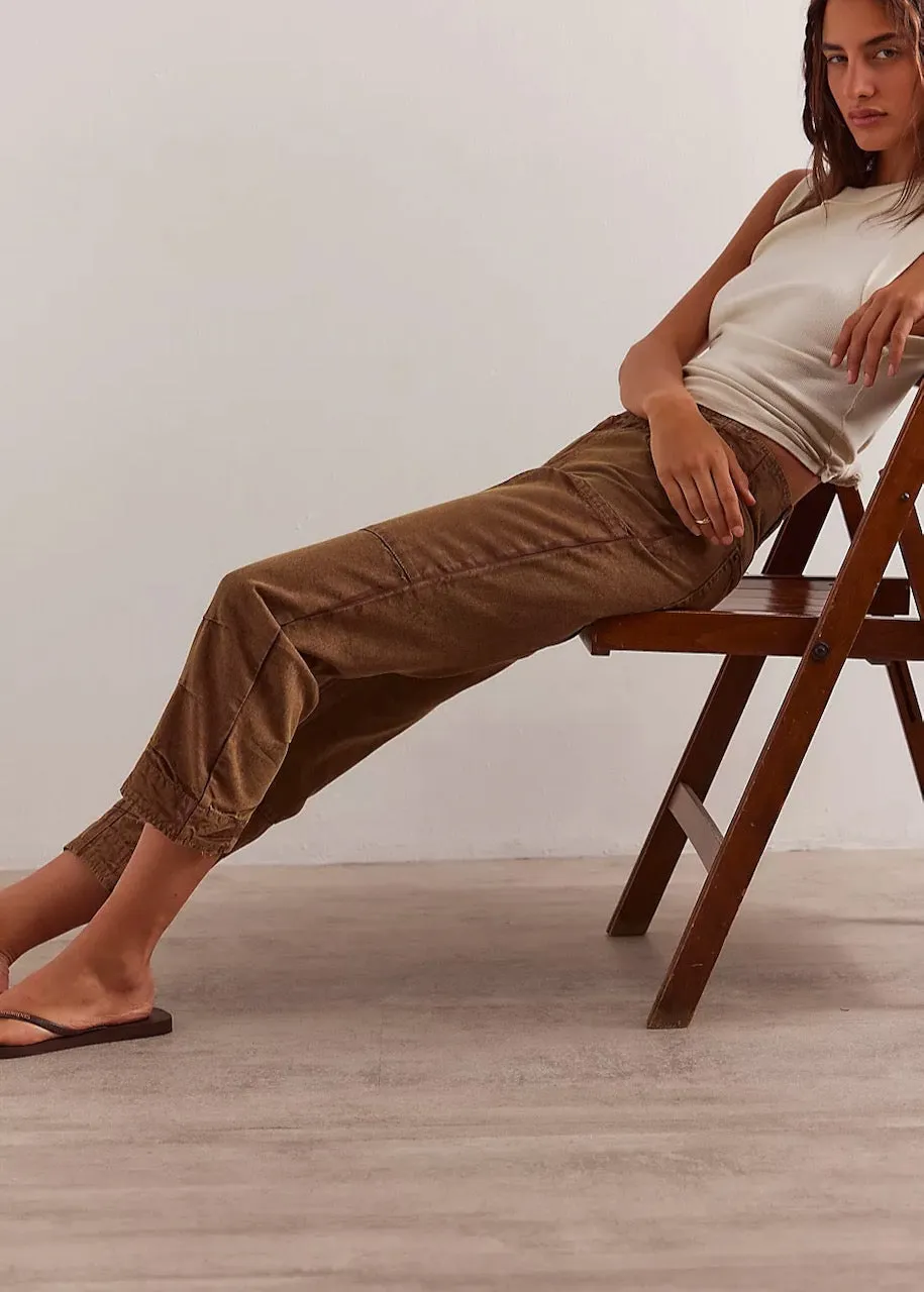Pantalone Supersonic Slim in Breen di Free People